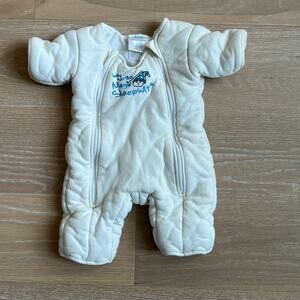 Baby Merlin's Magic Sleepsuit Small 3-6 Months Yellow Swaddle